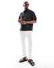 Jack & Jones Jack & Jones oversized linen mix shirt in black - 2