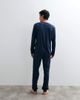 Jack & Jones Jack & Jones pajama lounge set in navy - 4