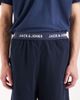 Jack & Jones Jack & Jones pajama shorts with logo banding in navy - 4