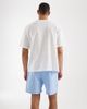 Jack & Jones Jack & Jones pajama T-shirt and stripe shorts in blue - 4
