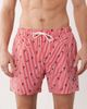 Jack & Jones Jack & Jones palm tree print swim shorts in red stripe - 4