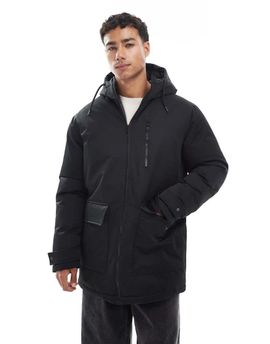 Jack & Jones Jack & Jones parka jacket in black
