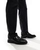 Jack & Jones Jack & Jones penny loafer with chunky sole in black - 1