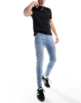 Jack & Jones Jack & Jones pete tapered jeans in light blue
