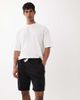 Jack & Jones Jack & Jones pintuck jersey shorts in black - 3