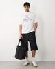 Jack & Jones Jack & Jones pleated denim shorts in dark wash-Blue - 1