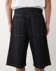 Jack & Jones Jack & Jones pleated denim shorts in dark wash-Blue - 4