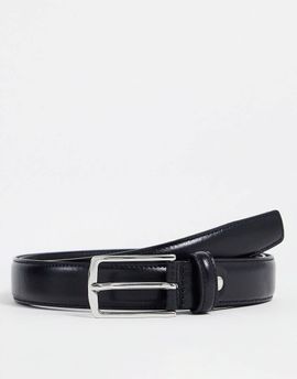 Jack & Jones Jack & Jones premium leather belt in black