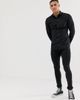 Jack & Jones Jack & Jones Premium super slim fit stretch smart shirt in black - 4