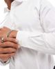 Jack & Jones Jack & Jones Premium super slim fit stretch smart shirt in white - 4