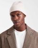 Jack & Jones Jack & Jones premium wool blend beanie in beige-Neutral - 1
