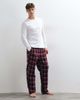 Jack & Jones Jack & Jones pyjama bottoms in red and navy check-Blue - 1
