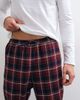 Jack & Jones Jack & Jones pyjama bottoms in red and navy check-Blue - 2
