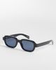 Jack & Jones Jack & Jones rectangle sunglasses in blue-Black - 1