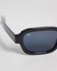 Jack & Jones Jack & Jones rectangle sunglasses in blue-Black - 2