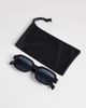 Jack & Jones Jack & Jones rectangle sunglasses in blue-Black - 3