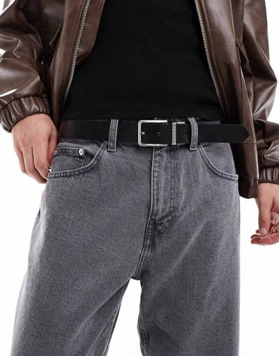 Jack & Jones Jack & Jones reversible belt in black and brown-Multi