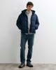 Jack & Jones Jack & Jones ripstop hooded puffer jacket in navy - 1