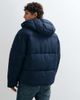 Jack & Jones Jack & Jones ripstop hooded puffer jacket in navy - 3