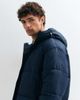 Jack & Jones Jack & Jones ripstop hooded puffer jacket in navy - 4