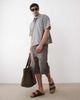 Jack & Jones Jack & Jones Ron baggy denim shorts in black tint - 1