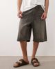 Jack & Jones Jack & Jones Ron baggy denim shorts in black tint - 2