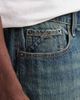 Jack & Jones Jack & Jones Ron baggy denim shorts in dark tint-Green - 4