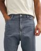 Jack & Jones Jack & Jones Ron skater jeans in gray with contrast stitch - 4