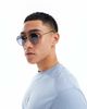 Jack & Jones Jack & Jones round sunglasses in gold - 1