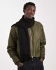 Jack & Jones Jack & Jones scarf with tassel in black - 1