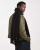 Jack & Jones Jack & Jones scarf with tassel in black - 3