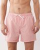Jack & Jones Jack & Jones seersucker stripe swim shorts in red - 4