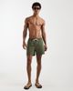 Jack & Jones Jack & Jones seersucker swim shorts in khaki-Green - 2