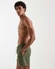 Jack & Jones Jack & Jones seersucker swim shorts in khaki-Green - 4