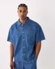 Jack & Jones Jack & Jones short sleeve denim shirt in mid blue - part of a set - 1