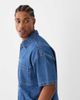 Jack & Jones Jack & Jones short sleeve denim shirt in mid blue - part of a set - 4