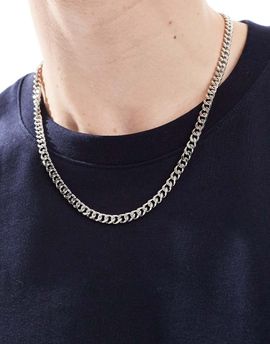 Jack & Jones Jack & Jones silver tone chain necklace