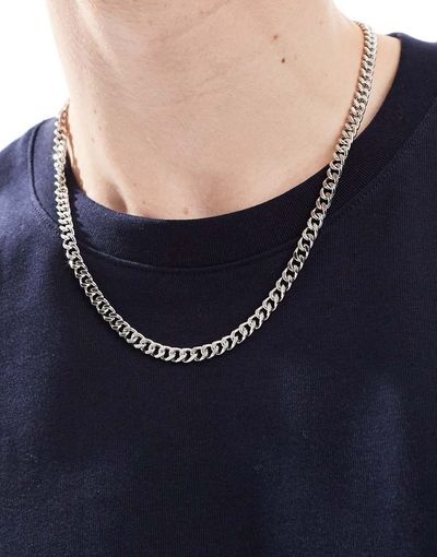 Jack & Jones Jack & Jones silver tone chain necklace