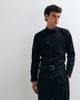 Jack & Jones Jack & Jones slim fit dress shirt in black-White - 1