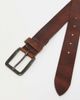 Jack & Jones Jack & Jones smooth leather belt in brown - 2