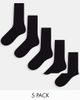 Jack & Jones Jack & Jones socks 5 pack in black - 1