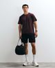 Jack & Jones Jack & Jones Sports 2 in 1 quick dry shorts with zip pocket in black - 1