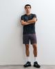 Jack & Jones Jack & Jones Sports lightweight mesh training T-shirt in gray print - 3