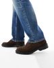 Jack & Jones Jack & Jones suede loafers in brown - 1
