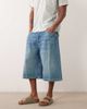 Jack & Jones Jack & Jones super baggy jorts in mid blue - 2