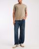 Jack & Jones Jack & Jones Ted loose leg straight jeans in mid blue - 1