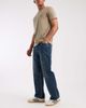 Jack & Jones Jack & Jones Ted loose leg straight jeans in mid blue - 2