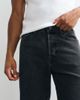 Jack & Jones Jack & Jones Ted loose straight jeans in black wash - 3