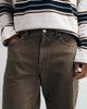 Jack & Jones Jack & Jones Ted relaxed straight leg jeans in brown wash - 4