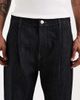 Jack & Jones Jack & Jones Ted relaxed straight raw wash jeans in dark blue - part of a set - 4